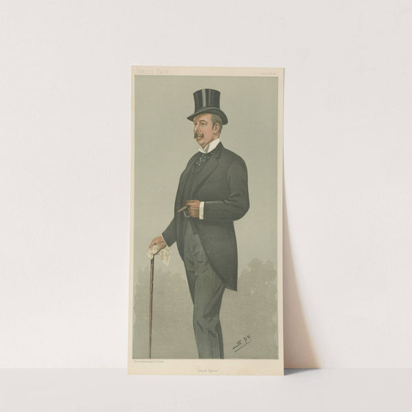 Musicians; ‘Grand Opera’, Mr. Henry Vincent Higgins, June 16, 1898 (1898) by Leslie Matthew Ward