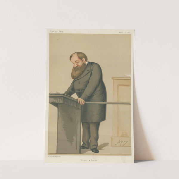 Musicians; ‘Prayer and Praise’, Mr. D. L. Moody, April 3, 1875 (1875) by Carlo Pellegrini