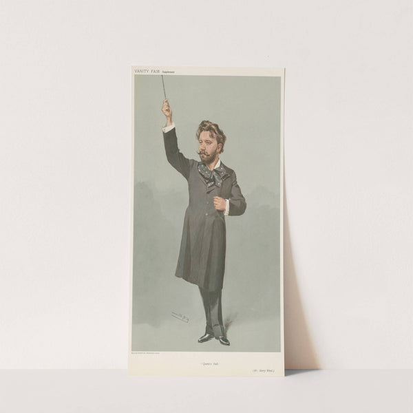 Musicians; ‘Queen’s Hall’, Mr. Henry Wood (1907) by Leslie Matthew Ward