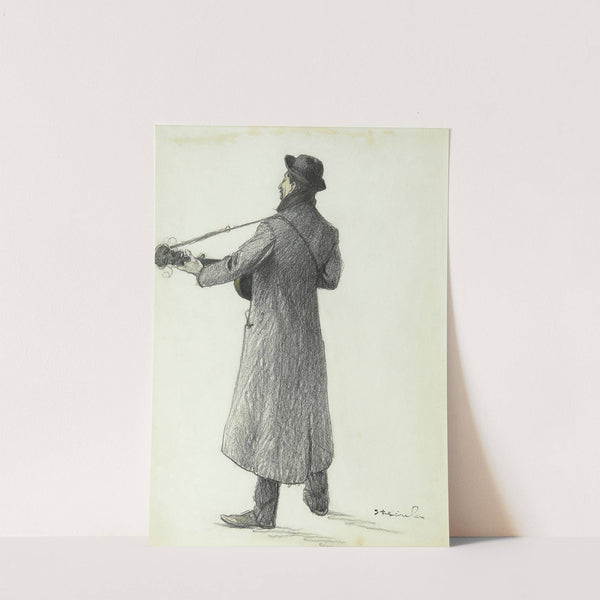 Musicien des rues by Théophile Alexandre Steinlen