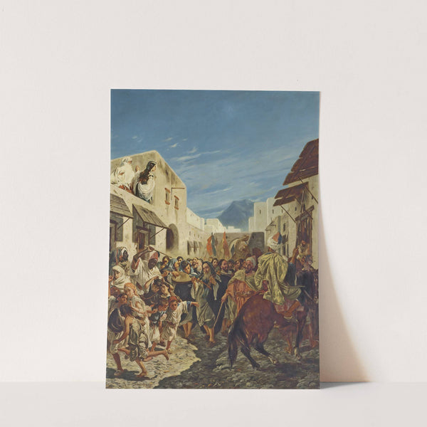 Musiciens juifs dans les rues de Tétuan (circa 1858) by Alfred Dehodencq