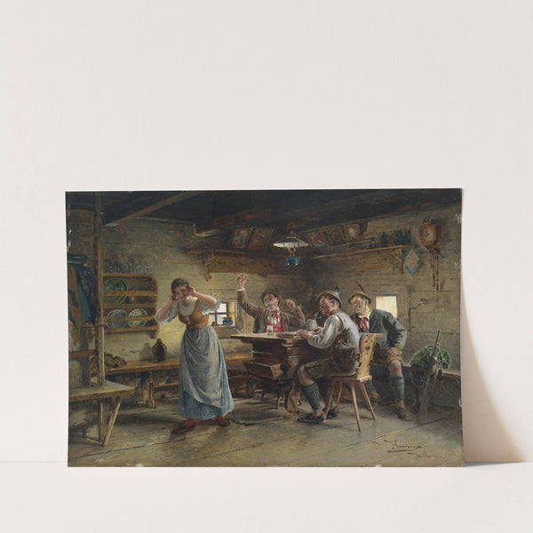 Musikalische Unterhaltung auf der Alm by Johann Hamza