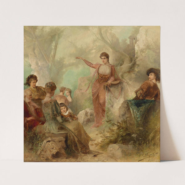 Musikalische Unterhaltung by Raimund Ritter von Wichera