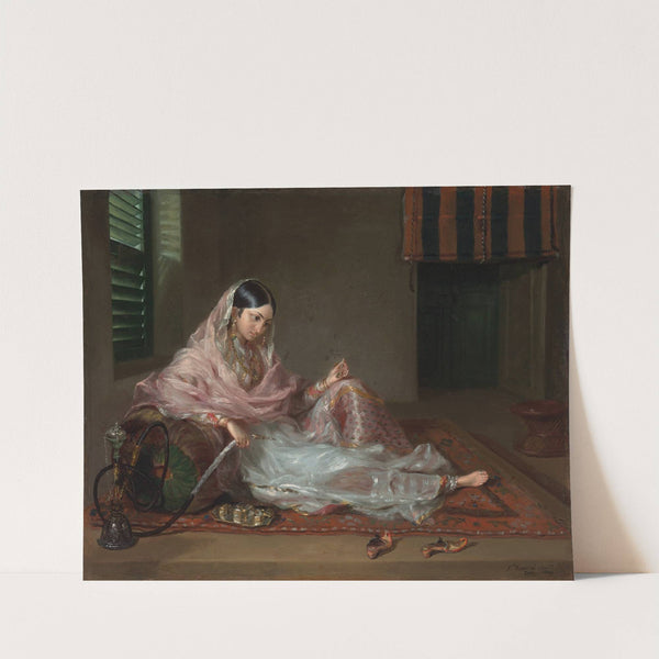 Muslim Lady Reclining by Francesco Renaldi