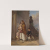 Mutter mit ihren Kindern in Not by Elisabeth Modell
