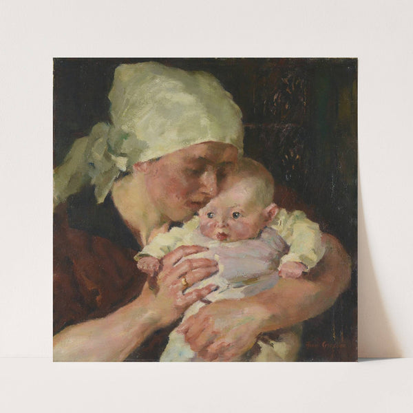 Mutter mit Kind (circa 1925) by Hermann Groeber