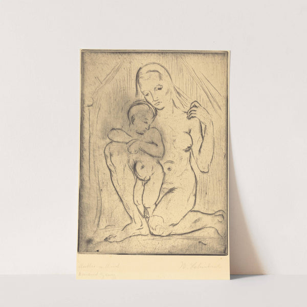 Mutter und Kind (Mother and Child) (1910) by Wilhelm Lehmbruck