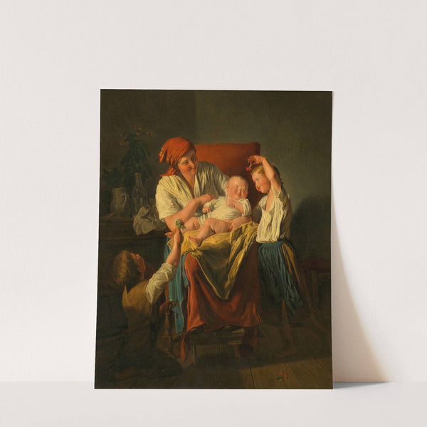 Mutterglück (1860) by Ferdinand Georg Waldmüller