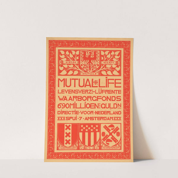 Mutual Life Levensverz. En Lijfrente Waarborgfonds (1899) by Huib Luns