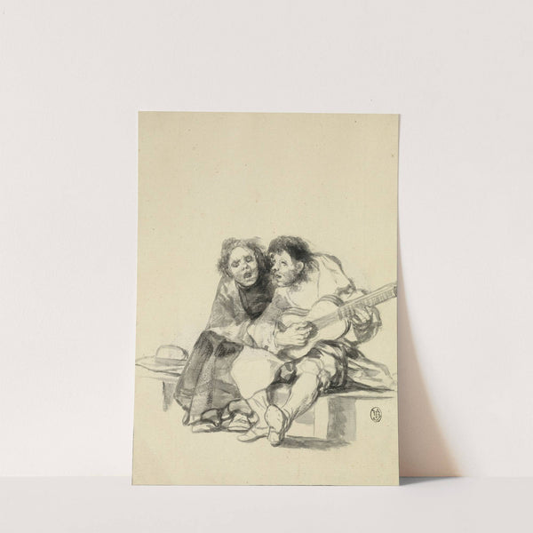 Muy accordes (They’re very much in harmony) (1816-1820) by Francisco de Goya