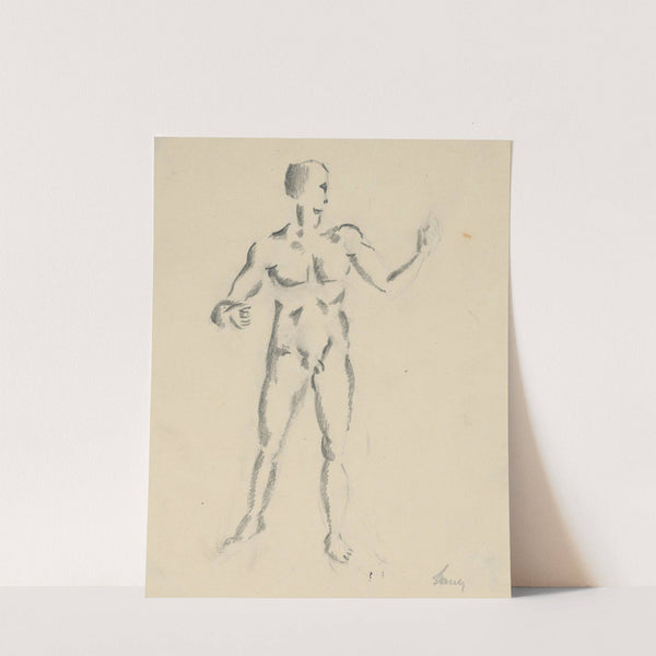 Mužský akt by Konštantín Bauer