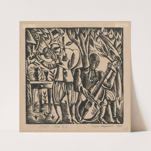 Muzykanci. (1922) by Wacław Wąsowicz