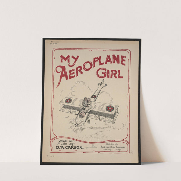 My aeroplane girl by Anonymous