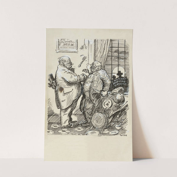 ‘My dear Theodore!’ ‘Dee-lighted William!’ (1916-1918) by Oscar Edward Cesare