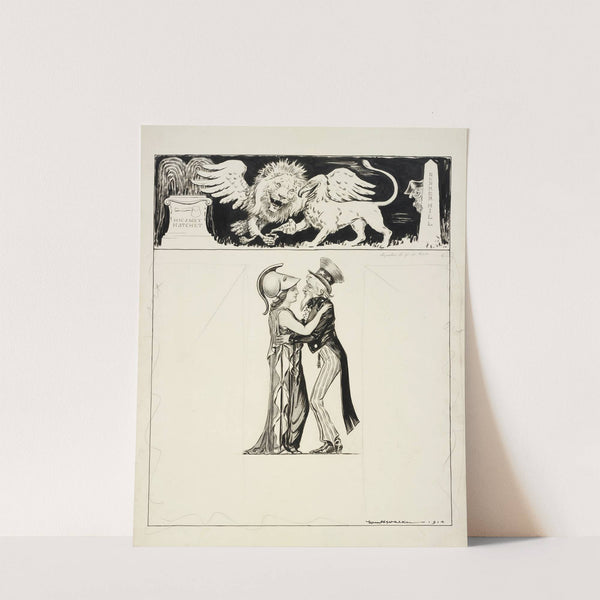 My fair one, let us swear an eternal friendship (1914) by William Henry Walker