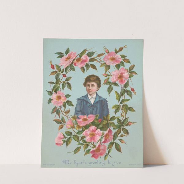 My heart’s greeting to you (1884) by Obpacher Brothers