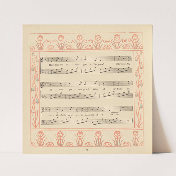 The baby’s opera – Title page (1876) by Walter Crane