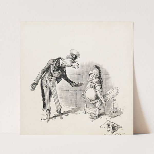 My little friend the Dove of Peace in such a guise (1910) by William Henry Walker