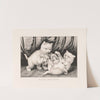My little white kitties (1871) by Currier & Ives.