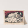 My little white kitties; taking the cake by Currier & Ives.