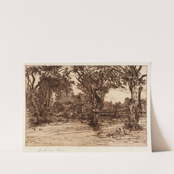 My Neighbor’s Home–Easthampton (1883) by Mary Nimmo Moran