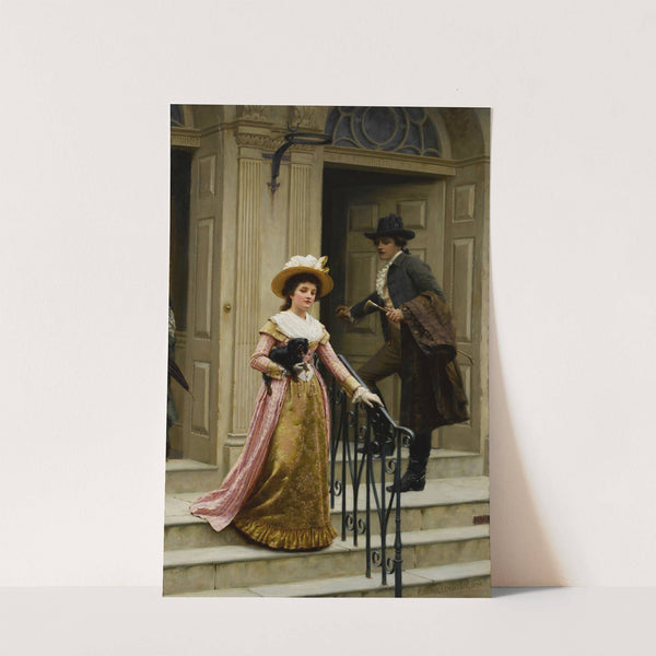 My next door neighbour by Edmund Blair Leighton