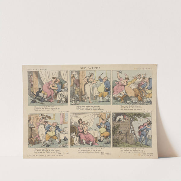 My wife!. (1815) by Thomas Rowlandson