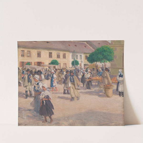 Myjava Marketplace (1903) by Miloš Jiránek