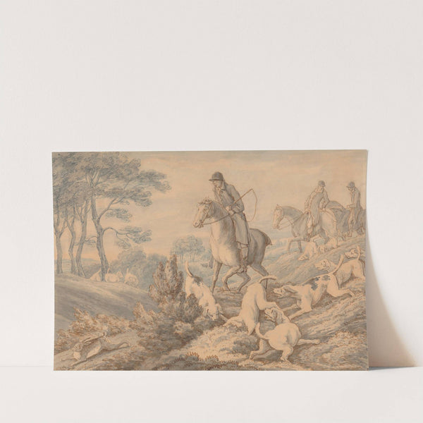 Myles Sandys’ Hounds and Huntsmen Starting a Hare by Thomas Sunderland