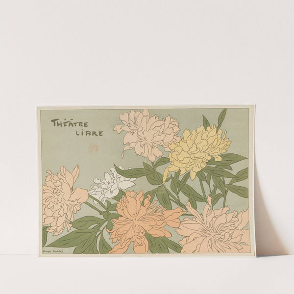 ‘myrane’ Et ‘les Chapons’ (Program For Théâtre Libre) (1889) by George Auriol