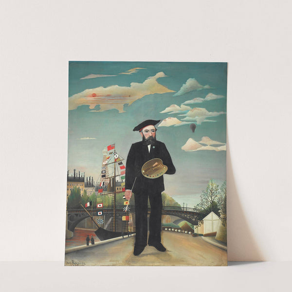 Myself- Portrait – Landscape (1890) by Henri Rousseau