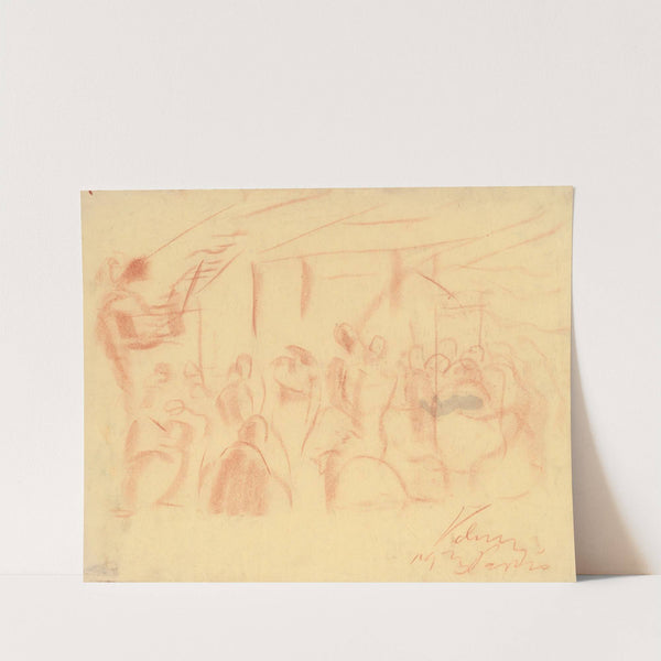 Mysterious Café in Paris by Zolo Palugyay