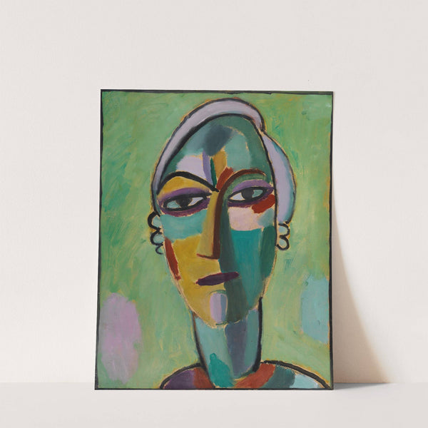 Mystischer Kopf; Galka Fatum – Fate (1917) by Alexej von Jawlensky