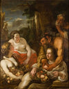 Mythological Scene – Filling the Horn of Plenty