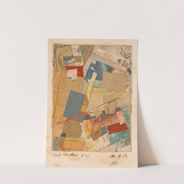 Mz X 13 by Kurt Schwitters