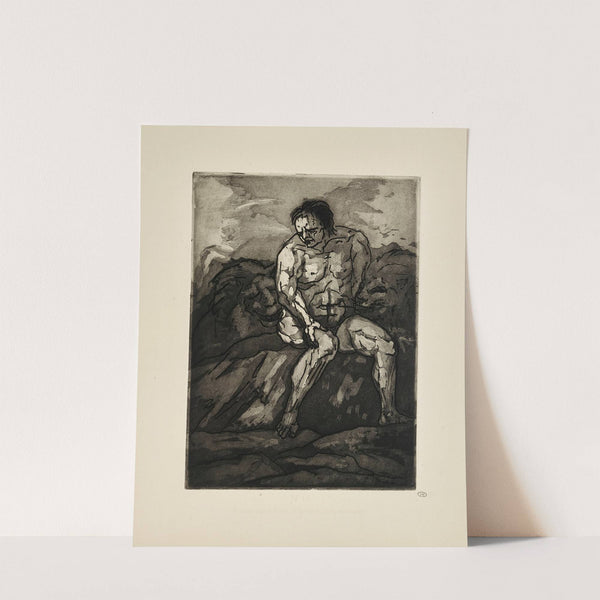 N° 13 – Il avait deux lions d’Afrique pour molosses (1935) by Emile Bernard