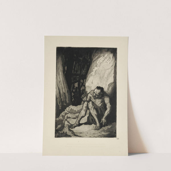 N° 16 – Pendant qu’on l’adorait, l’eunuqye son ministre Chantait d’une voix douce au fond du bois sinistre (1935) by Emile Bernard