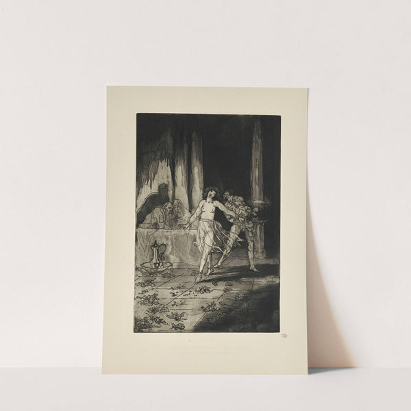 N° 25 – Cet idiot mêlait le meutre à ses repas, Et regardait danser Hérodiade nue (1935) by Emile Bernard