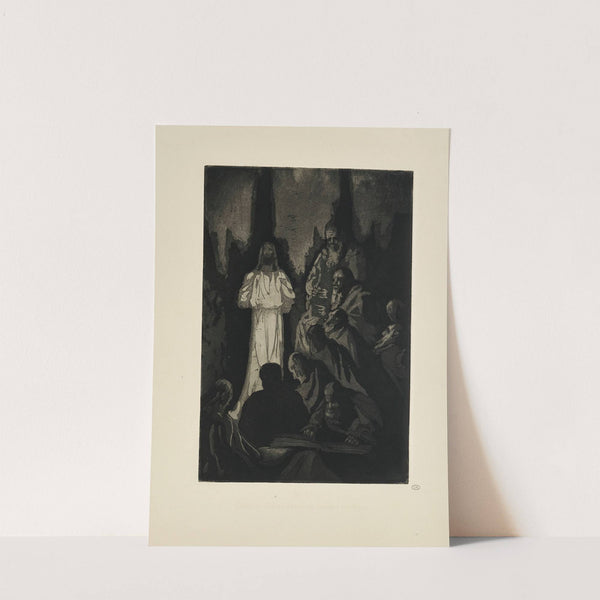 N° 37 – Christ est debout devant ces hommes ténébreux (1935) by Emile Bernard