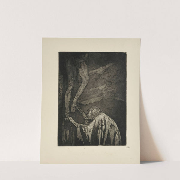 N° 43 – Le long de l’arbre obscur il lève ses deux bras (1935) by Emile Bernard