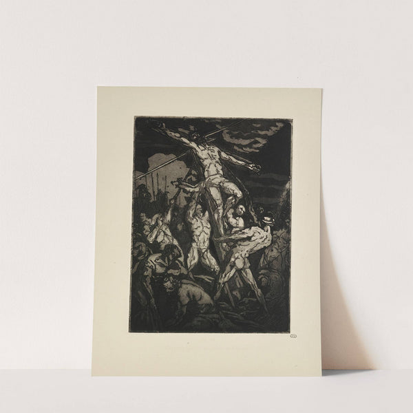 N° 44 – On élève la croix en jurant, en frappant (1935) by Emile Bernard