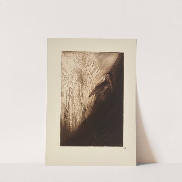 N° 47 – O vision terrible et sublime à mesure Que l’astre grandissait, la larve décroissait (1935) by Emile Bernard