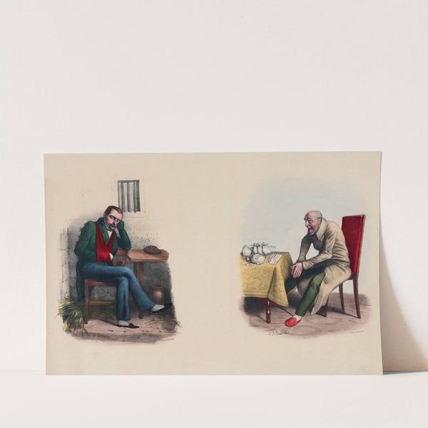 N°1J’ai prêté à la Grande-SemaineJ’ai prêté à la petite Semaine by Charles-Joseph Traviès de Villers