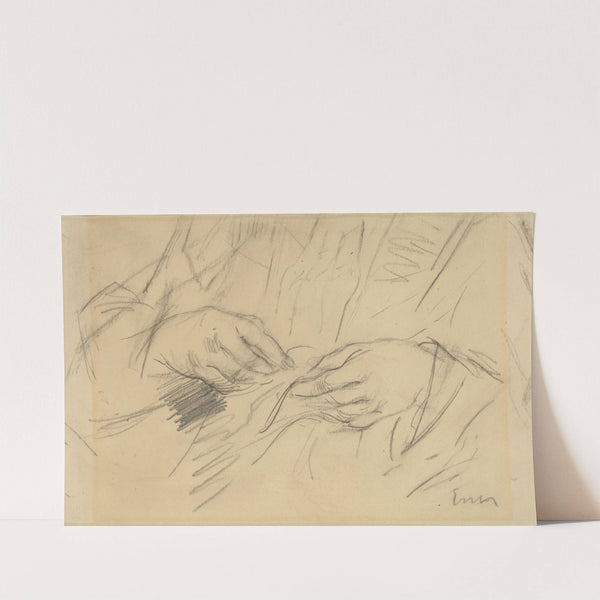 Naaiwerk (De handen) by James Ensor