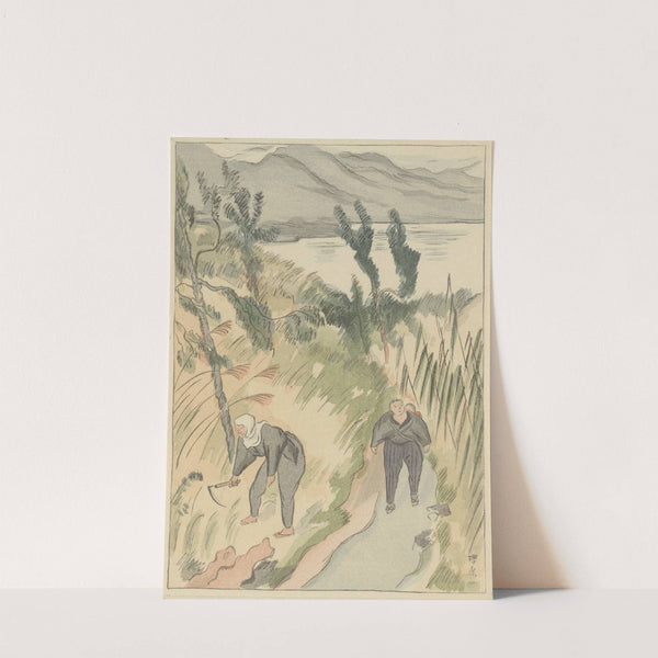 Nabij het Nippara meer (1917) by Morita Tsunetomo