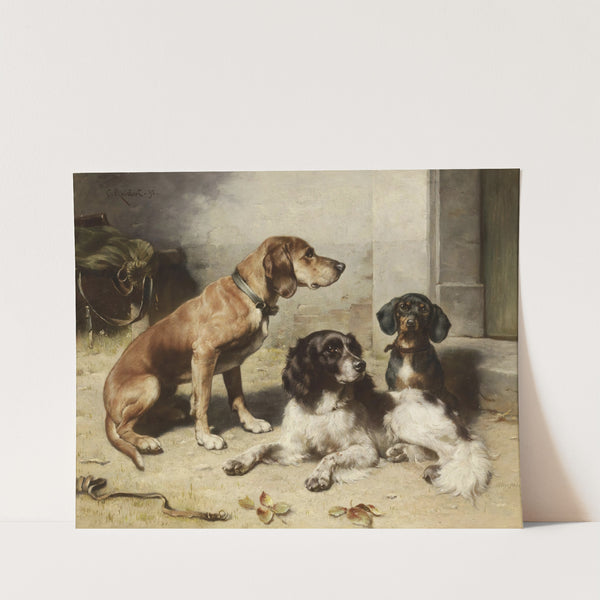 Nach Der Jagd (1895) by Carl Reichert