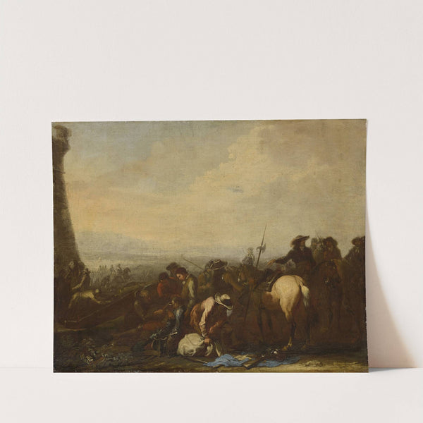 Nach der Schlacht (1698) by Georg Philipp Rugendas the Elder