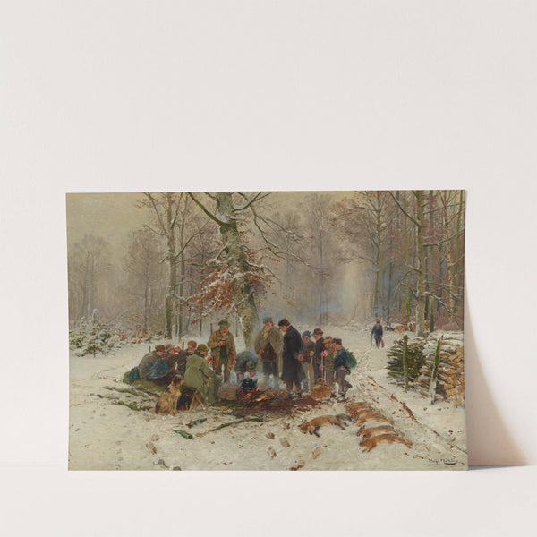 Nach der Treibjagd by Hugo Mühlig