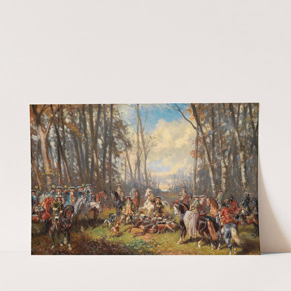 Nach erfolgreicher Jagd by Alexander Von Bensa