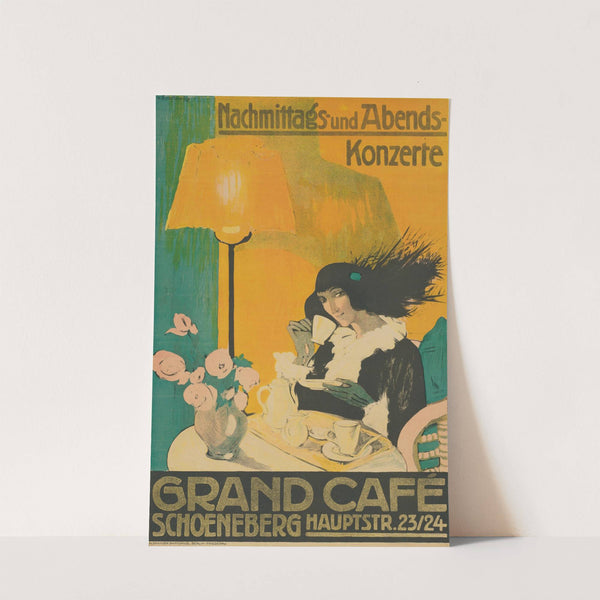 Nachmittags- und Abendkonzerte Grand Café Schoeneberg (1913) by Kasia von Szadurska